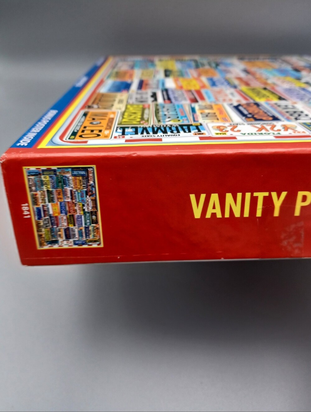 White Mountain Vanity Plates Puzzle Complete - Picture 10 of 14